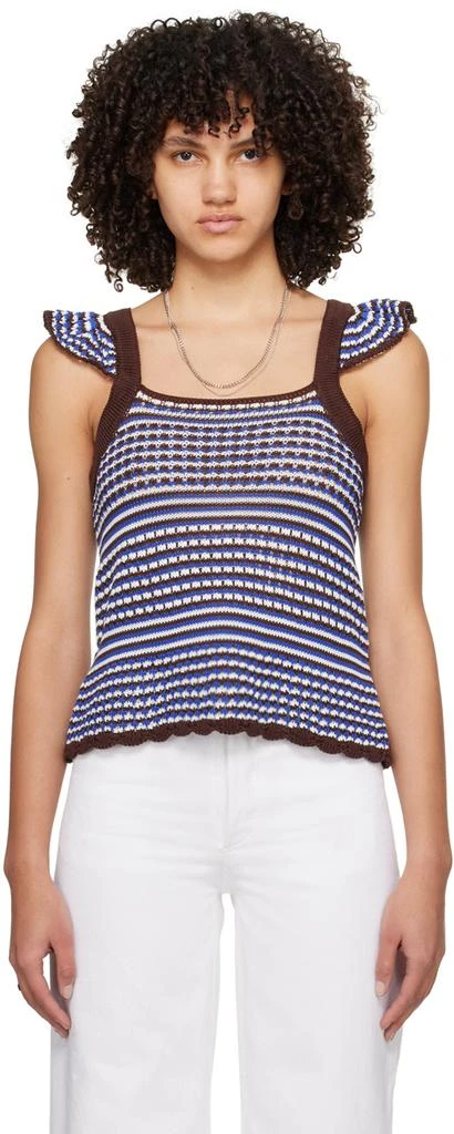 A.P.C. Multicolor Crocheted Tank Top 1