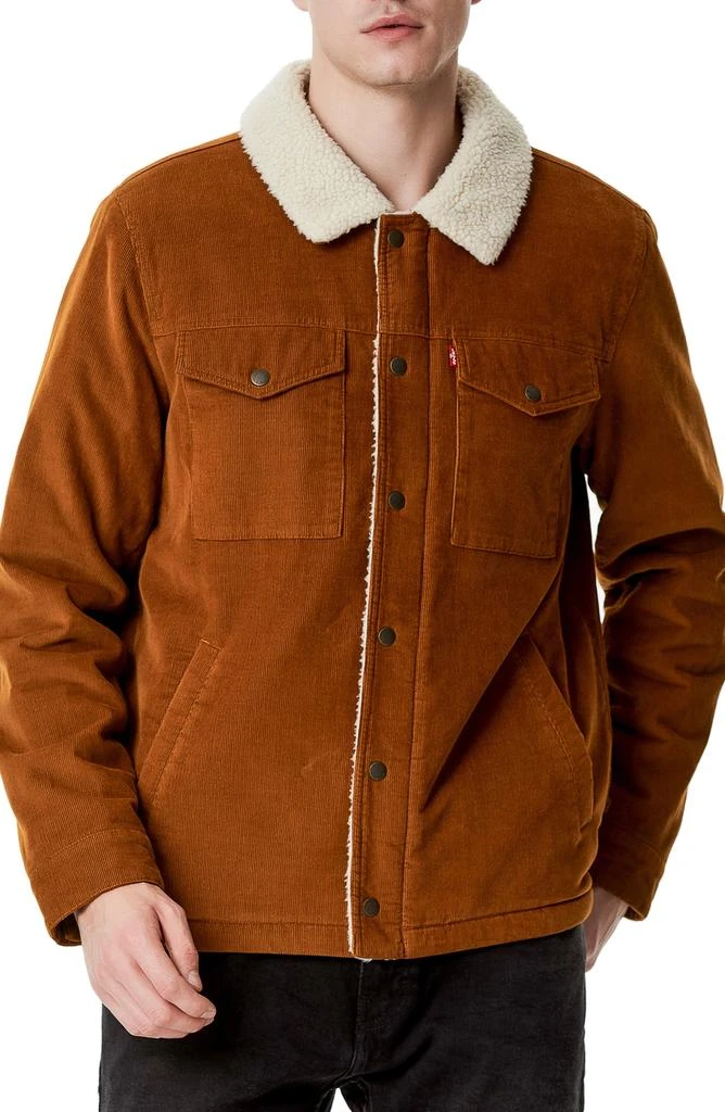 Levi's Corduroy Faux Shearling Lined Trucker Jacket 5