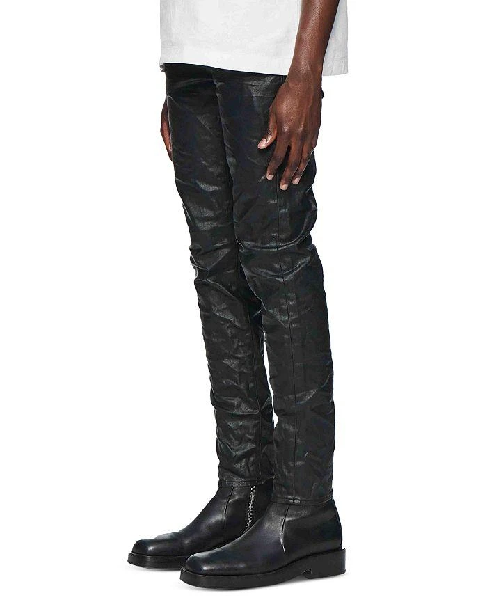 Purple Brand Film Slim Fit Jeans in Patent 3