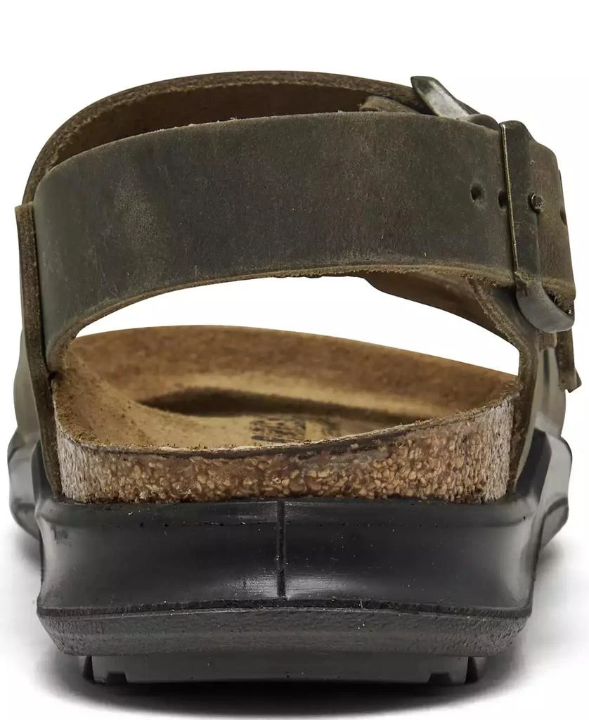 Birkenstock Men's Milano Crosstown Waxy Leather Two Strap Sandals from Finish Line 6