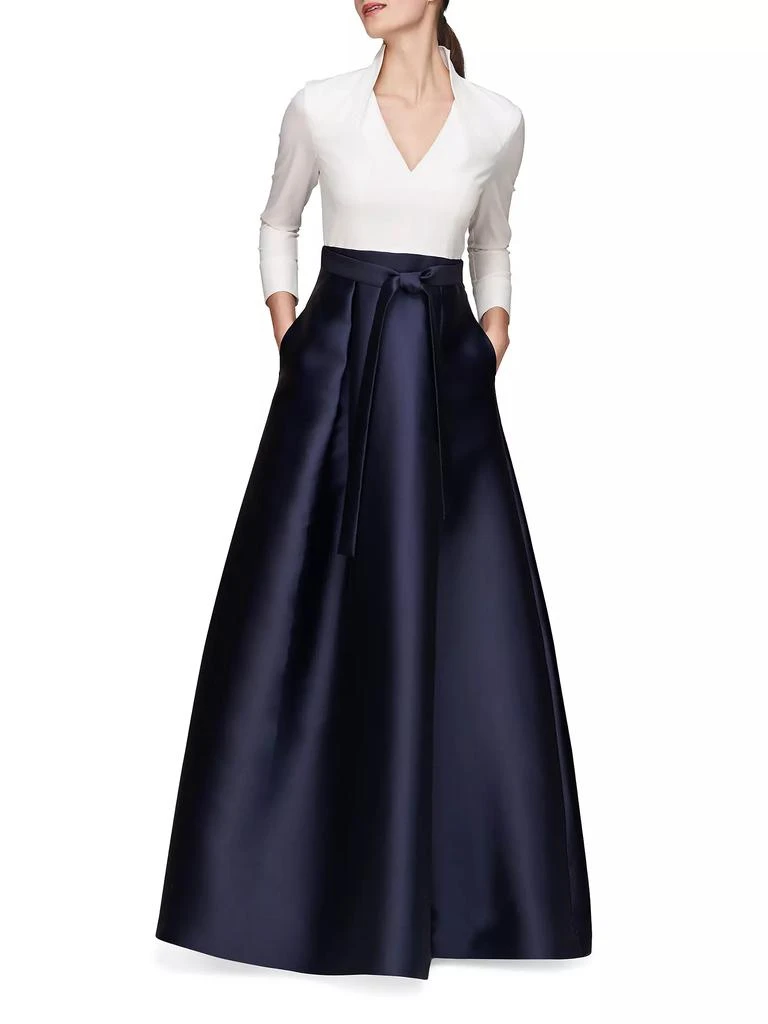 Kay Unger Phoebe Swan-Neck Gown 4