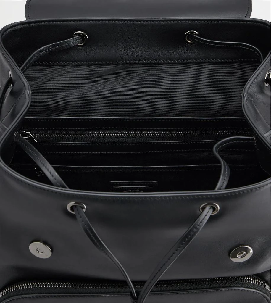 Tod
s Calfskin Leather Backpack With Subtle Logo Detail 3