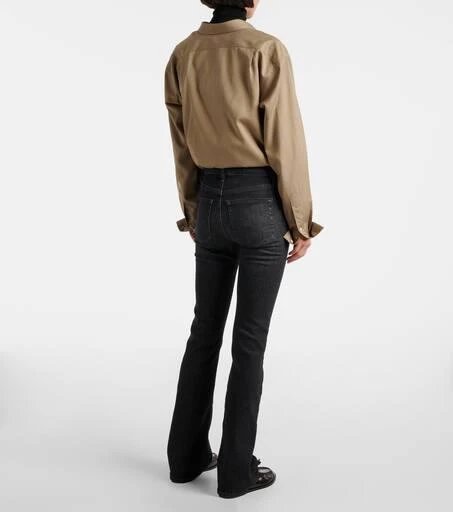 FRAME Le Mini high-rise bootcut jeans 3