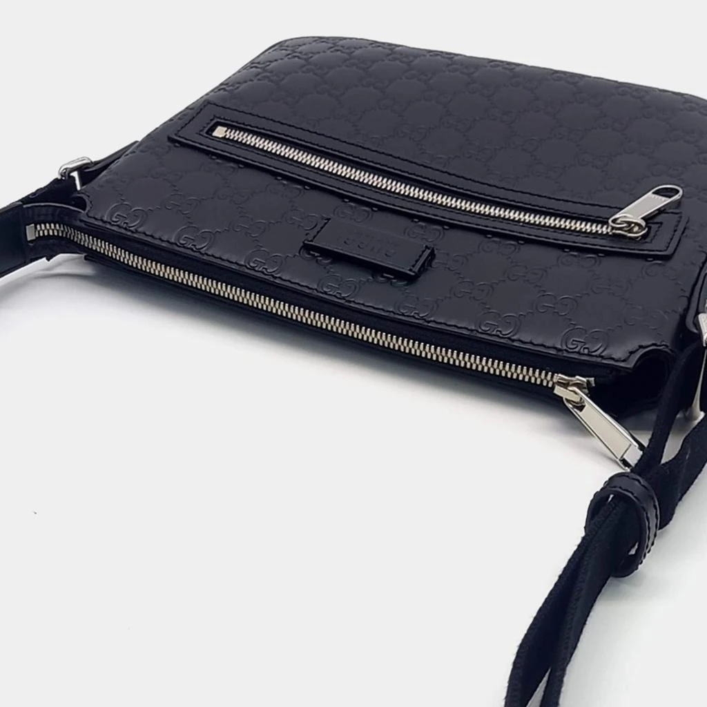 Gucci Gucci Black Leather Cimaline Messenger Bag 5