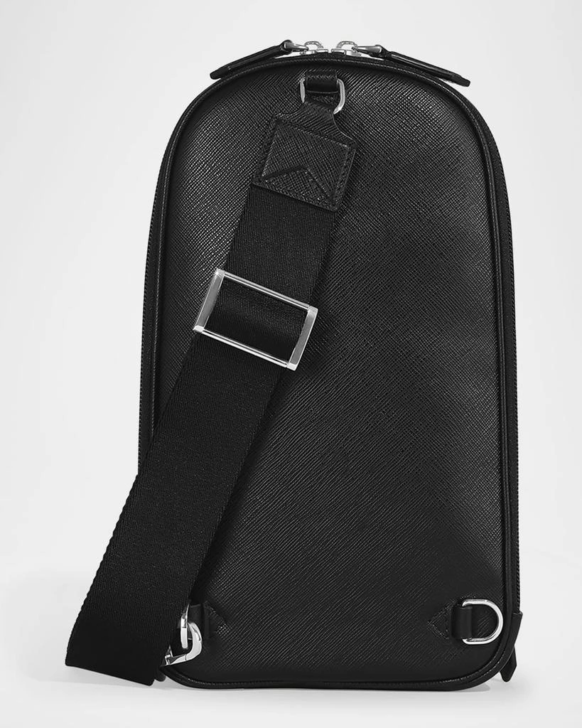 MontBlanc Men's Sartorial Leather Sling Bag 2