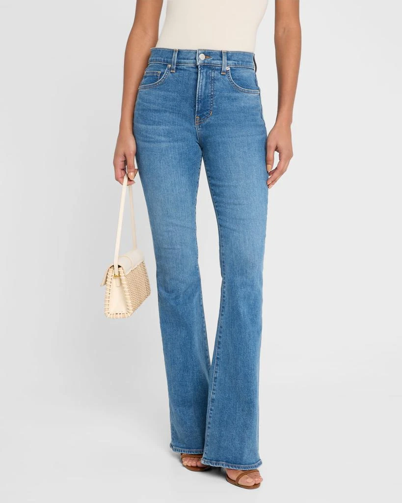 VERONICA BEARD Beverly High-Rise Skinny Flare Jeans 4