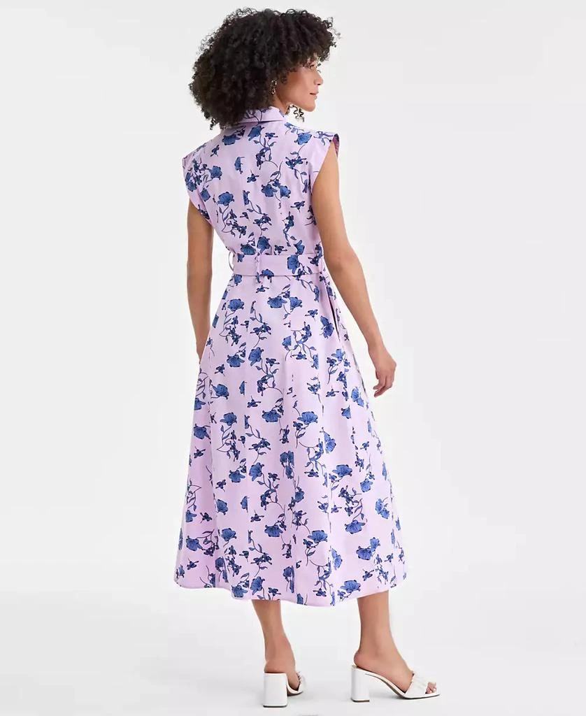 On 34th Women's Cotton Belted Midi Shirtdress, Exclusively at Macy's 2