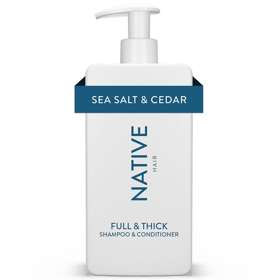 Native Full & Thick 2-in-1 Shampoo and Conditioner Sea Salt & Cedar