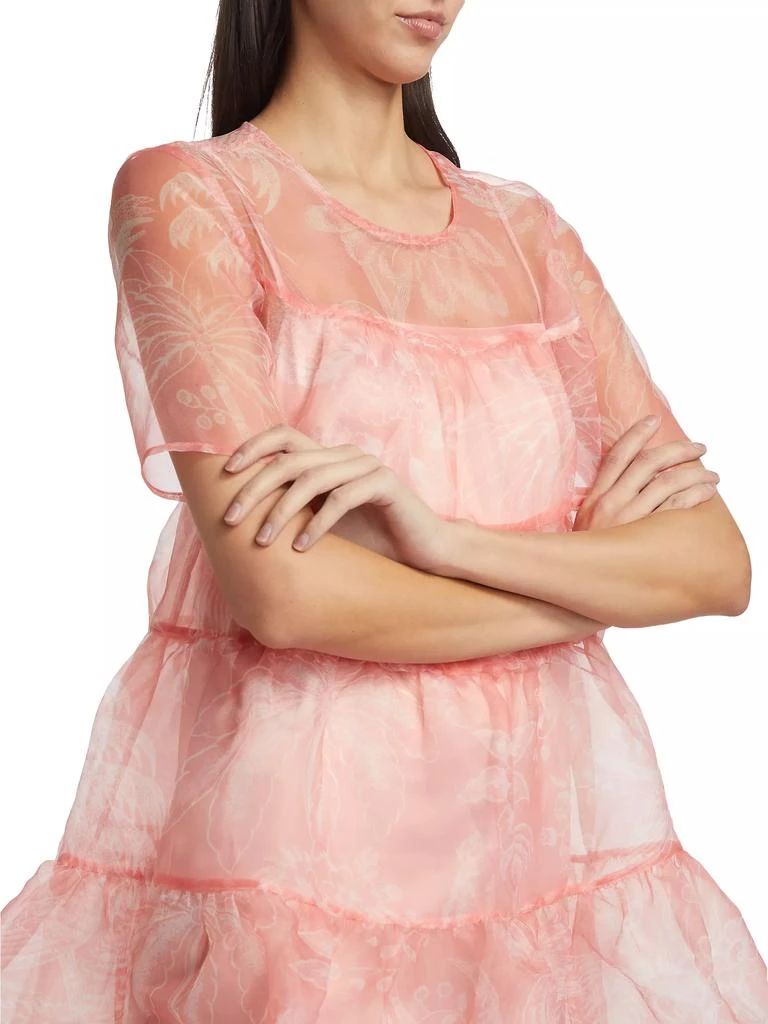 Staud Mini Hyacinth Babydoll Dress 6