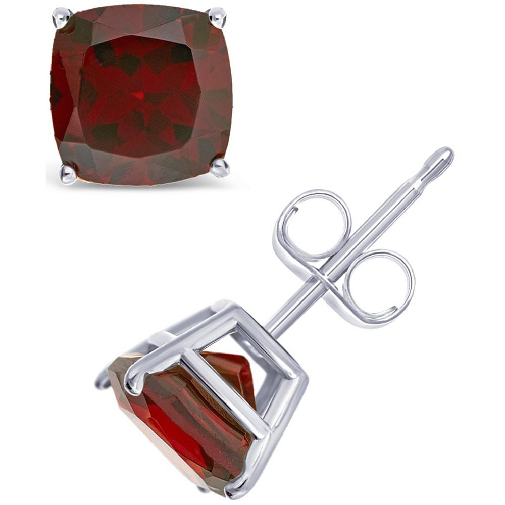 Macy's Gemstone Stud Earrings in Sterling Silver