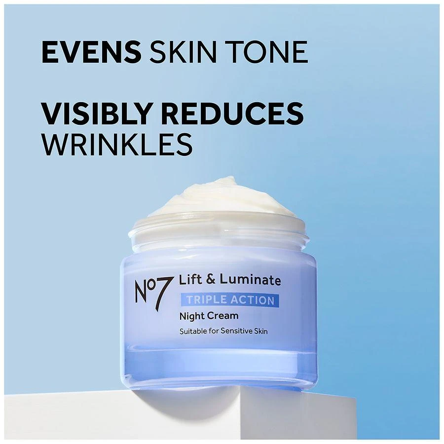 No7 Lift & Luminate Triple Action Night Cream 6