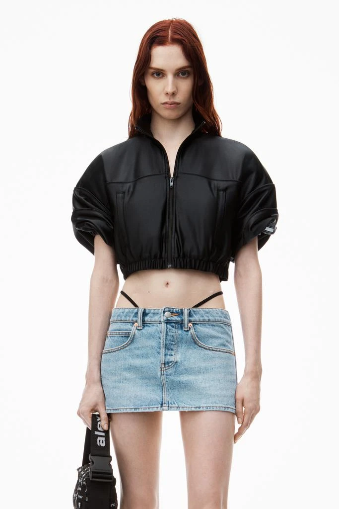 Alexander Wang Mini Skirt with Pre-Styled Logo Thong 6