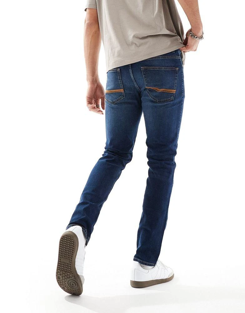 Ben Sherman Ben Sherman Dark Blue Stone wash denim jeans 2