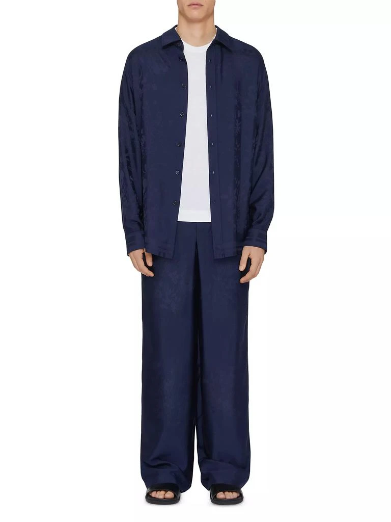 Givenchy Pants in Silk Floral Jacquard 2