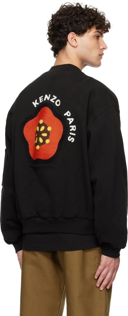 Kenzo Black Kenzo Paris Pop Embroidered Bomber Jacket 3