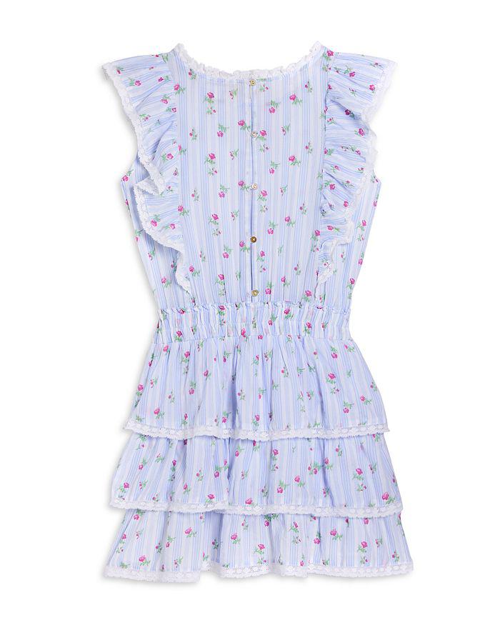 LOVESHACKFANCY Girls' Decker Tiered Ruffled Mini Dress - Big Kid