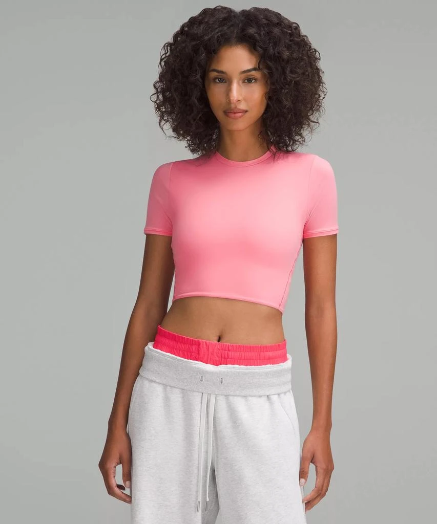 lululemon Wundermost Ultra-Soft Nulu Crewneck Cropped T-Shirt 3