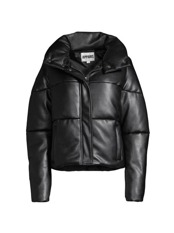 Apparis Jemma Faux Leather Puffer Jacket 4