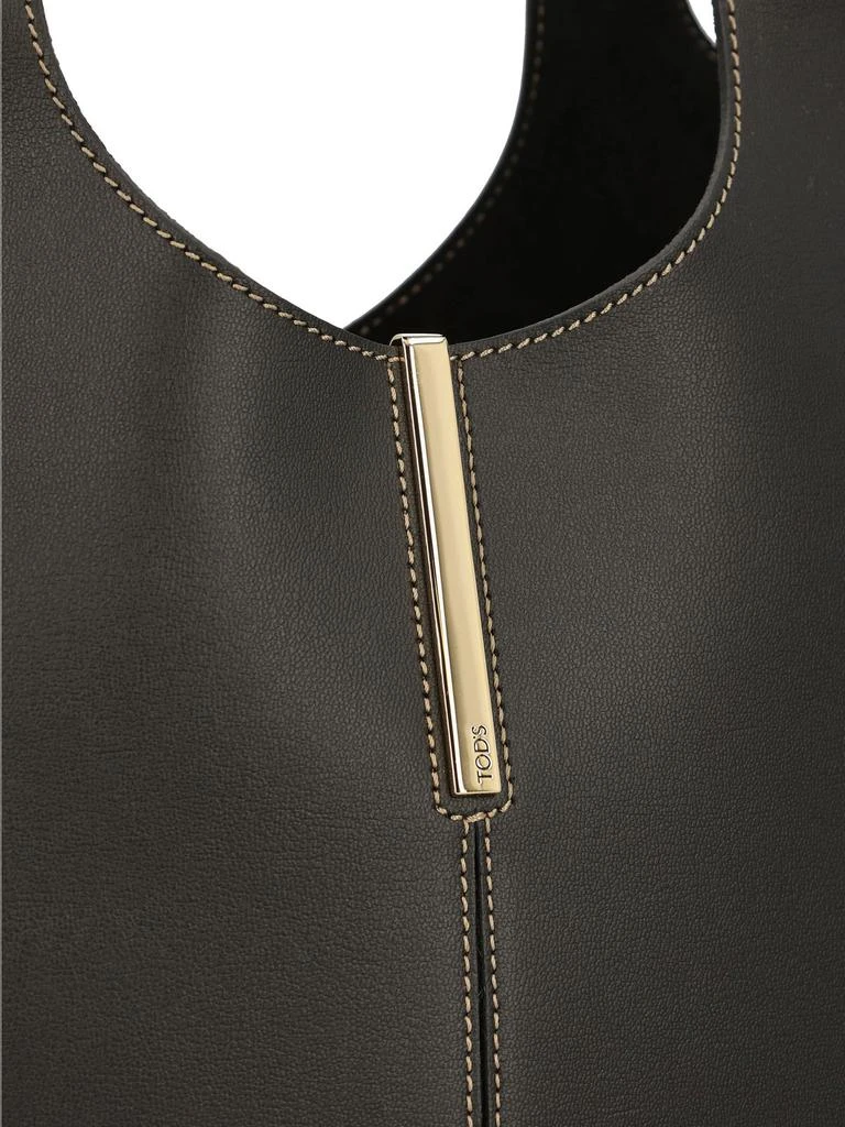 Tod's Tod's Logo Engraved Small Shopper Bag 4