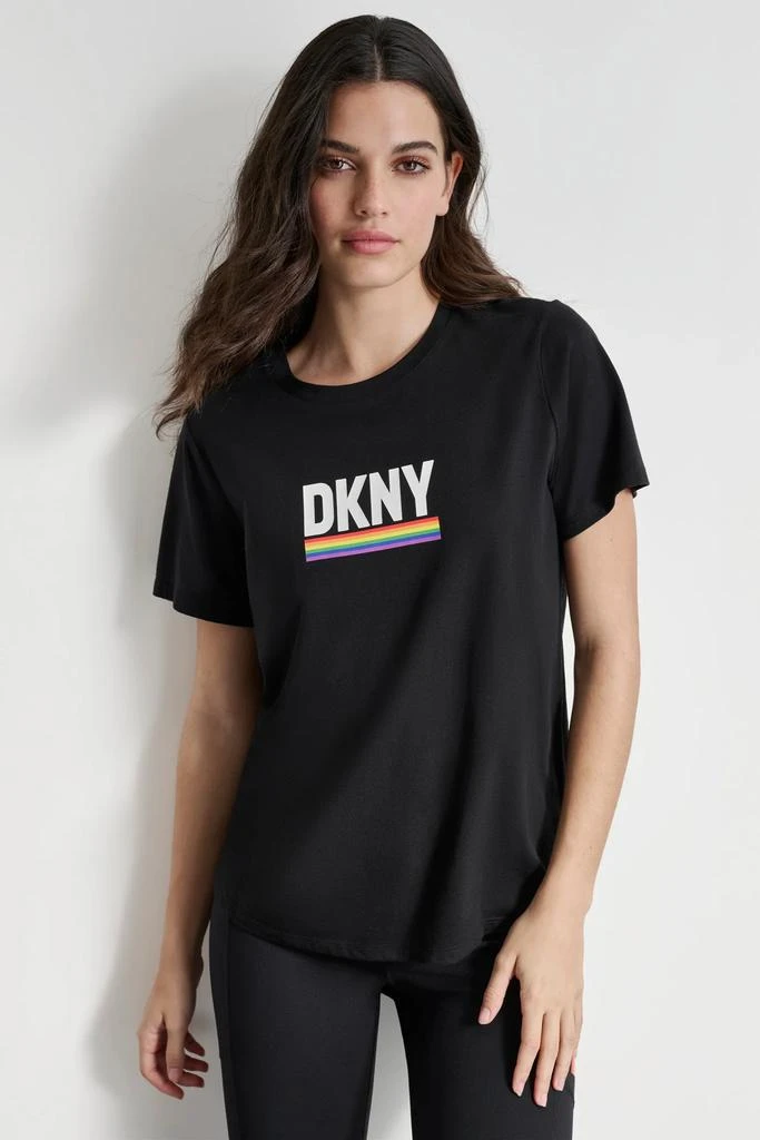 DKNY RAINBOW PRIDE LOGO TEE 1