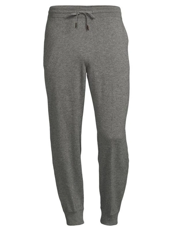 ZEGNA Heathered Cashmere Joggers 3