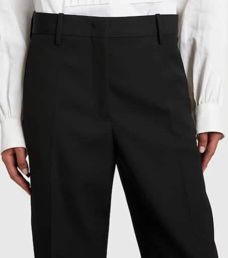 Jil Sander Low-rise wool straight pants 4
