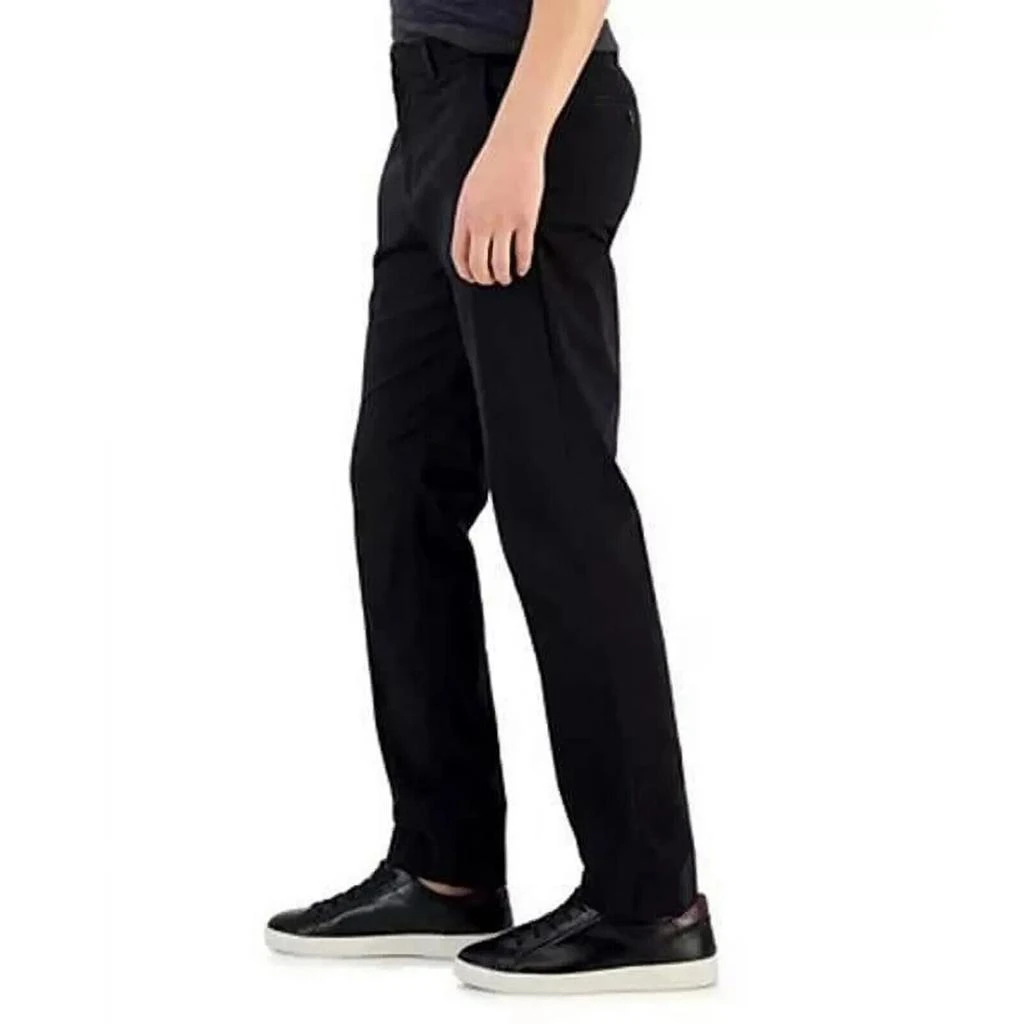 Perry Ellis Portfolio 5QSB0040 Dress Pants Men's Black Cotton Slim-Fit MXX197 3