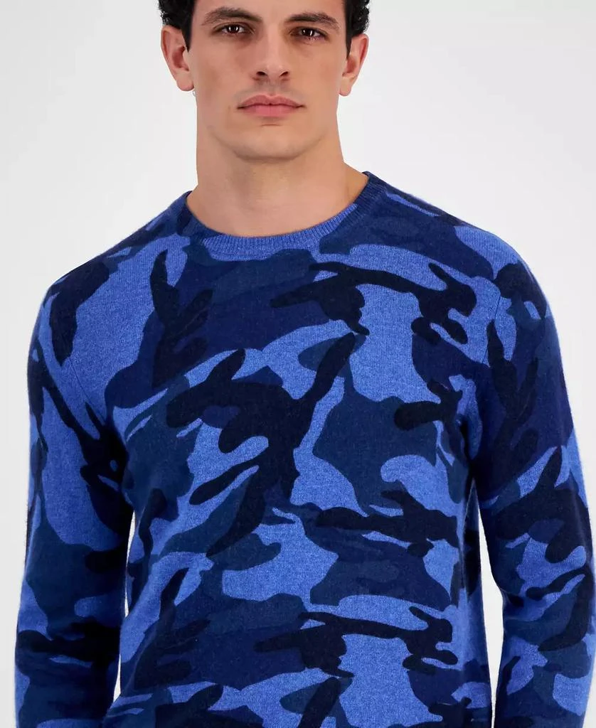 Club Room Men's Printed Camo Cashmere Sweater, Created for Macy's 3