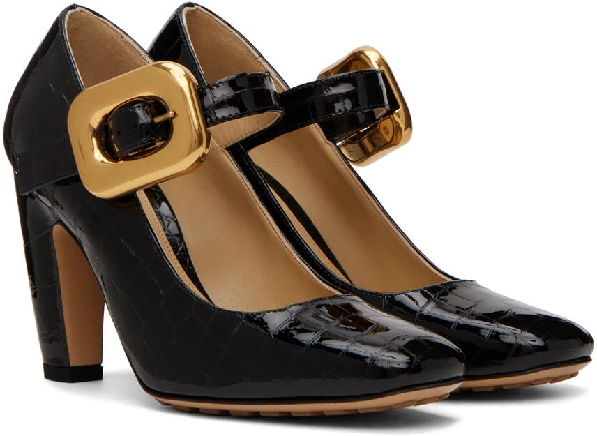 Bottega Veneta Black Mostra Mary-Jane Heels 4