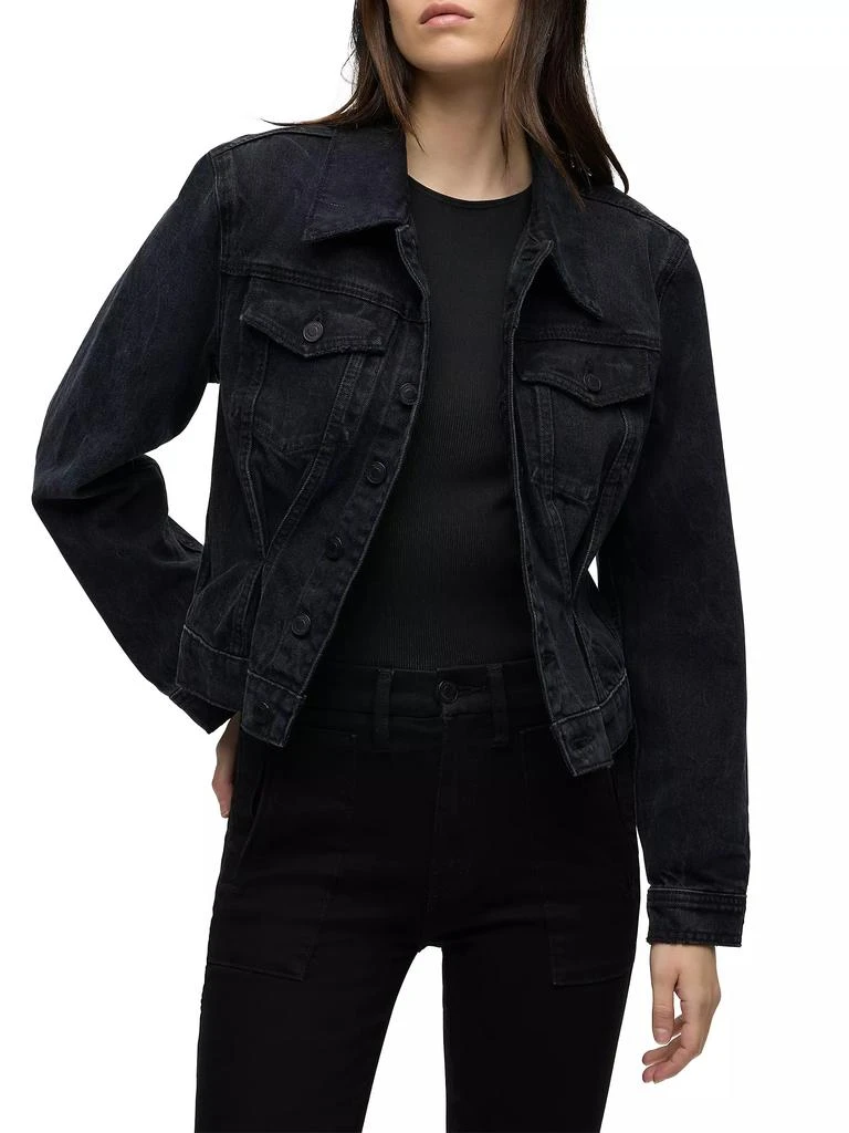 Hudson Denim Cinched-Waist Jacket 2