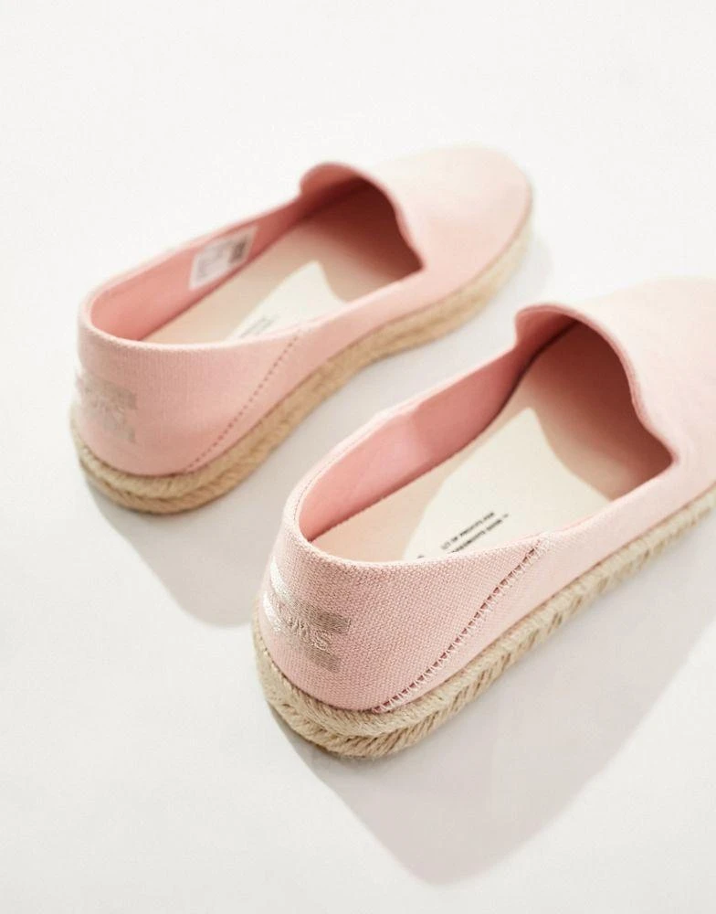 TOMS Toms Santiago espadrilles in peach pink 4