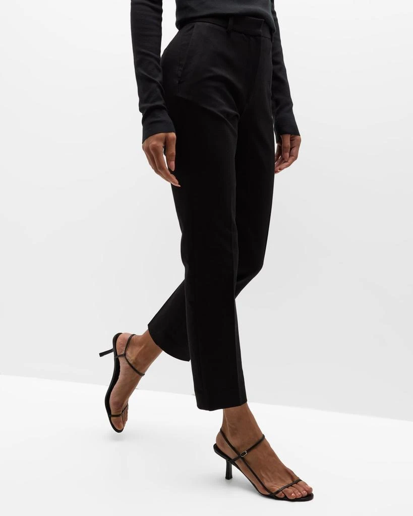 Joseph Coleman Cropped High-Rise Gabardine Pants 7