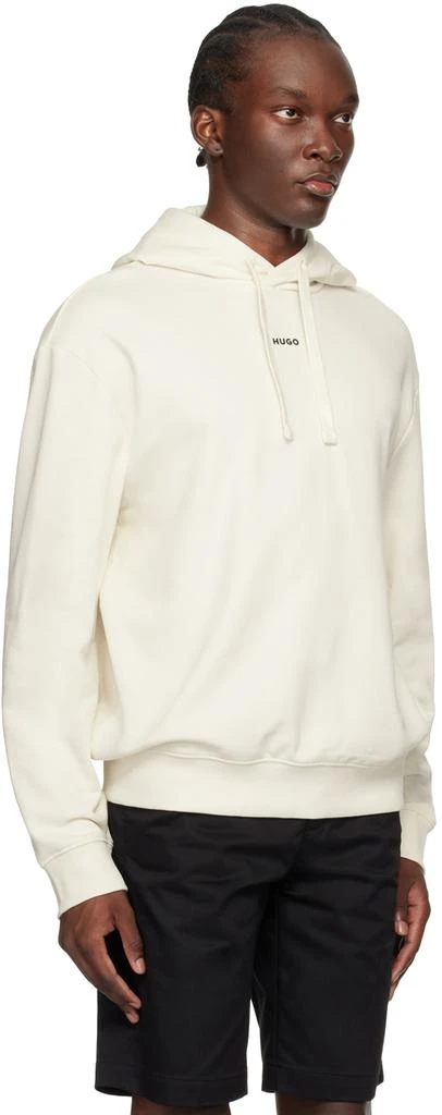 Hugo Boss Off-White Bonded Hoodie 2