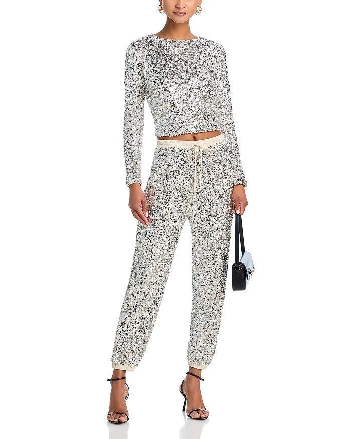 AQUA Sequin Joggers - Exclusive 2