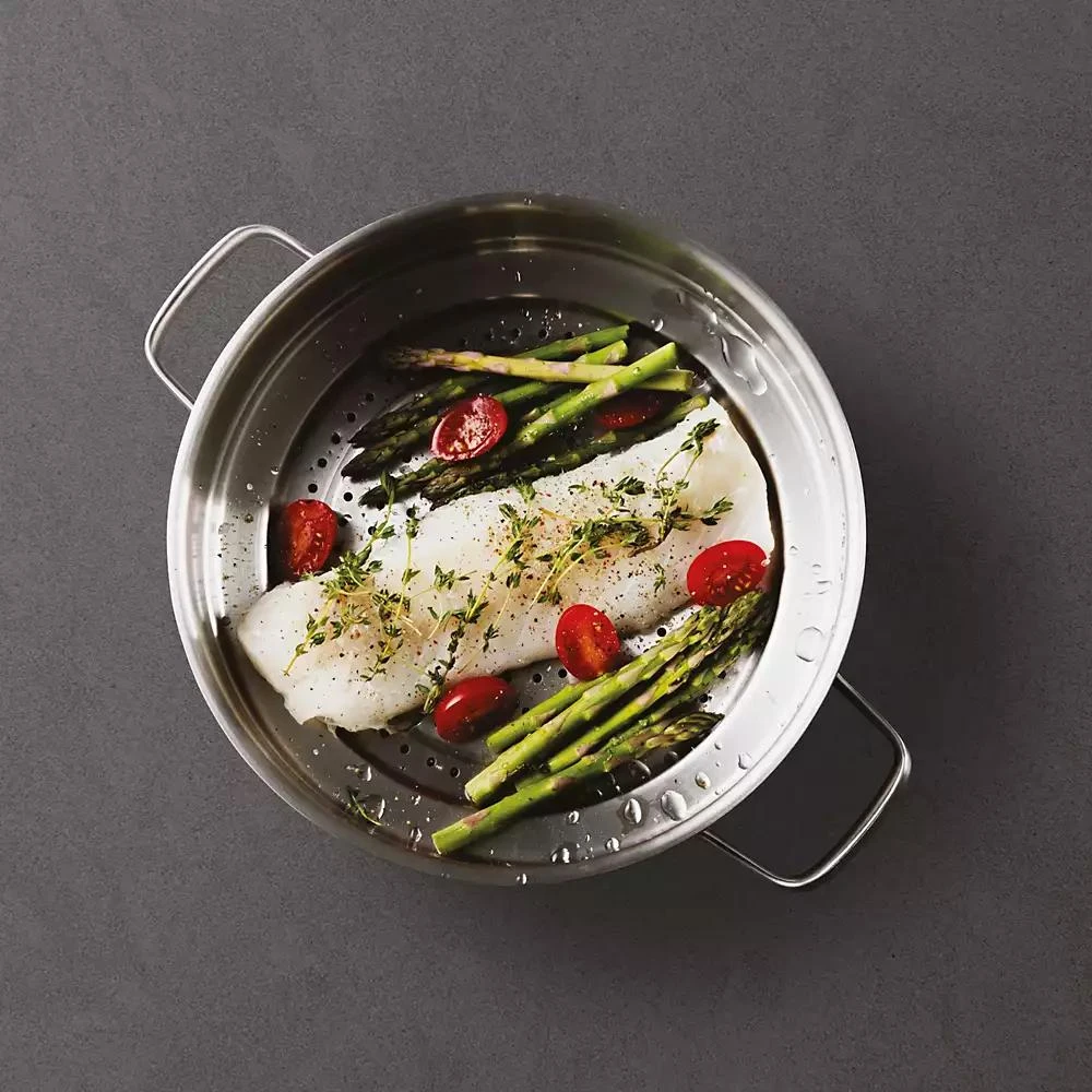 BergHOFF Graphite 3Pc Recycled 18/10 Stainless Steel Steamer Set 5