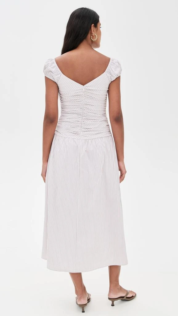 Wayf Ruched Waist Midi Dress 2