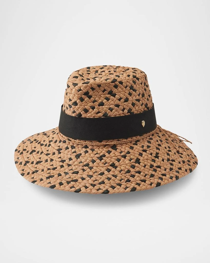 Helen Kaminski Leoni Raffia Woven Fedora - Hats - Free  display picture 3