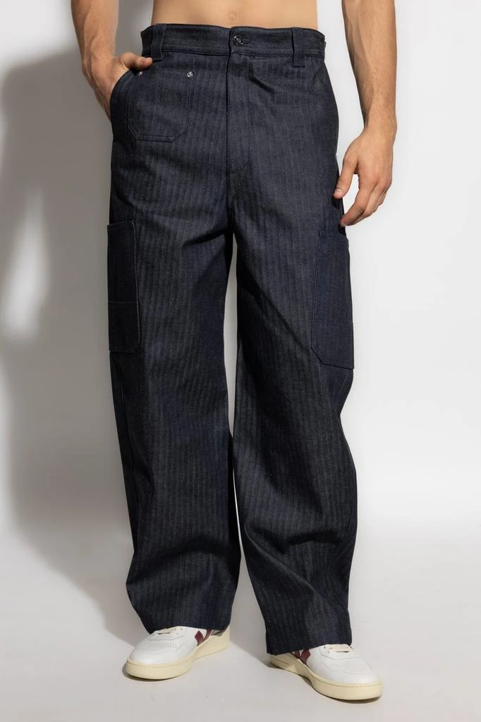 Givenchy Givenchy Pinstriped Cargo Pants 2