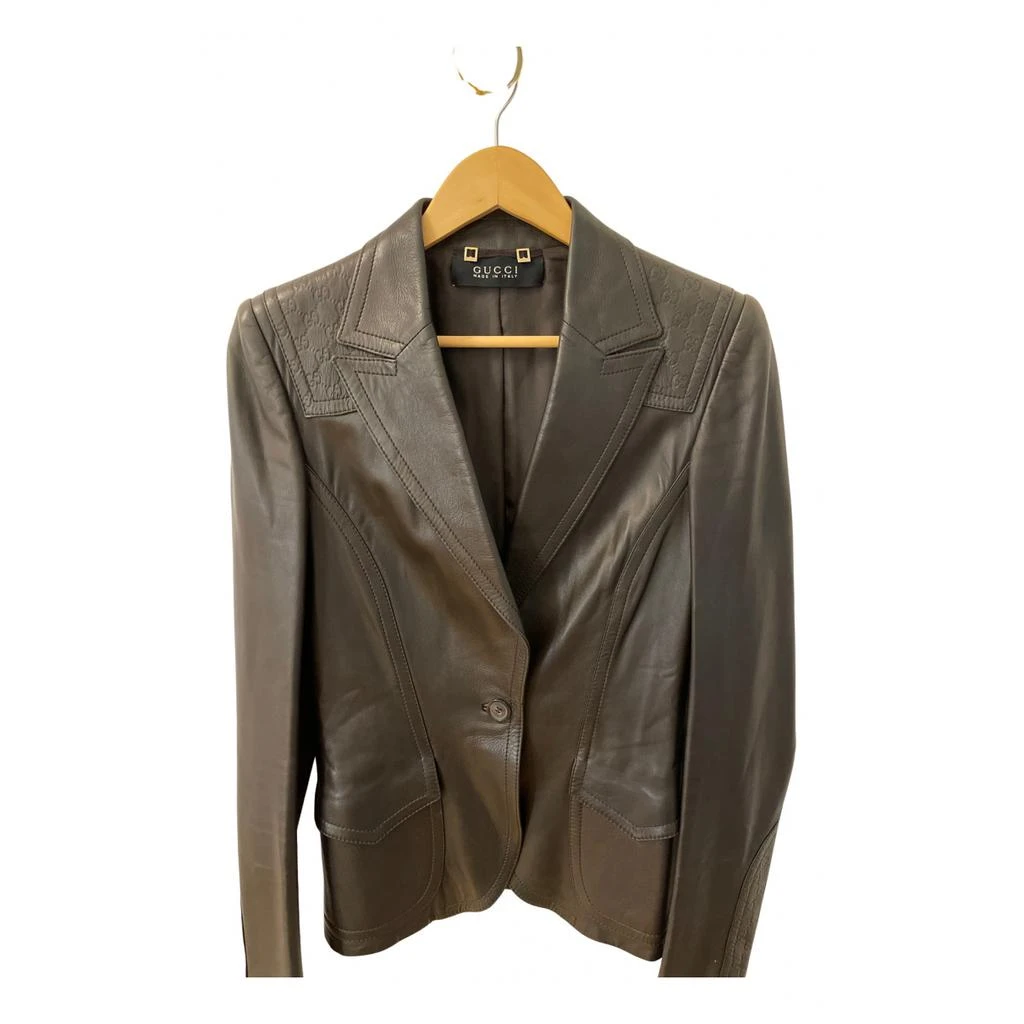 Gucci Gucci Leather biker jacket 1