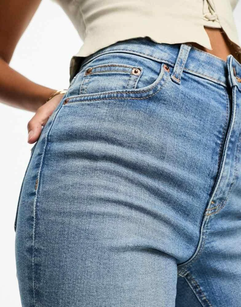 ASOS ASOS DESIGN Petite ultimate skinny jeans in mid blue 4