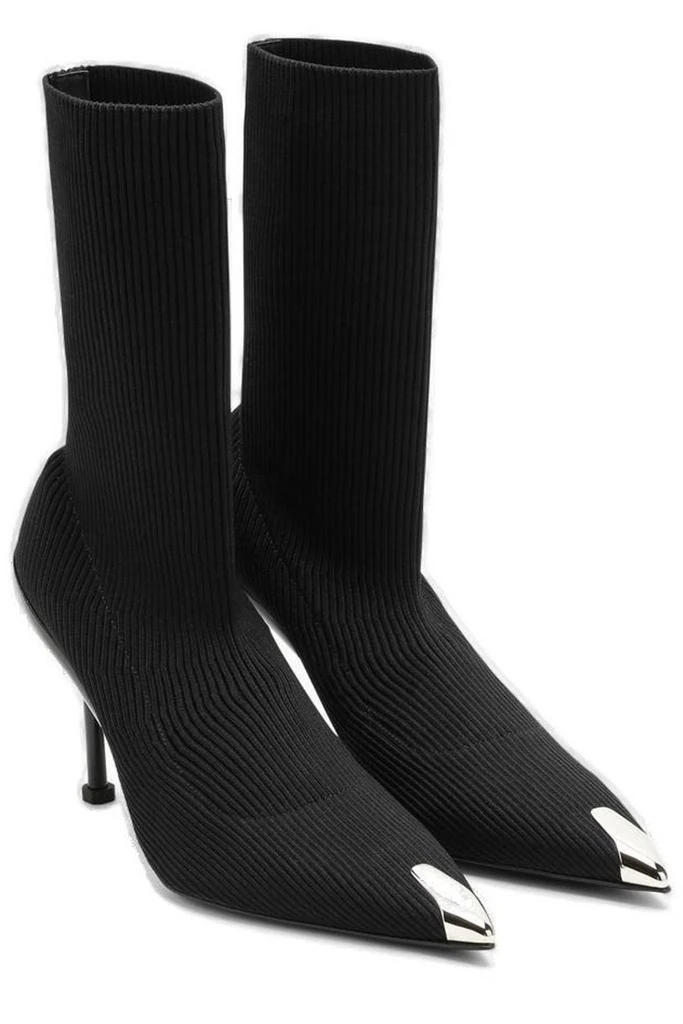Alexander McQueen Alexander McQueen Slash Pointed-Toe Ankle Boots 4