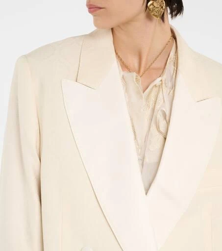 ETRO Floral cotton and wool jacquard blazer 4
