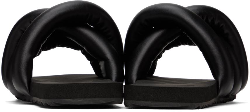 YUME YUME Black Tyre Slides - Sandals - BeyondStyle