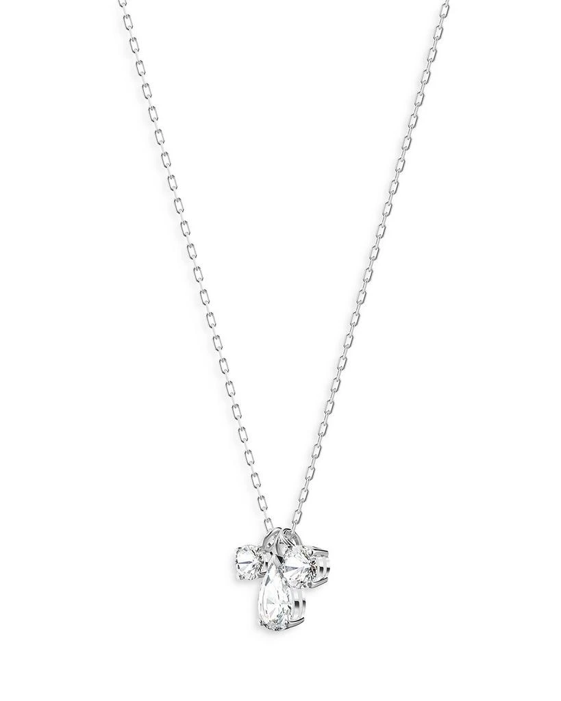 Swarovski Mesmera Three Stone Pendant Necklace, 15.6" 2