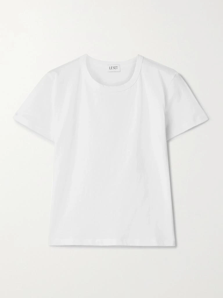 LESET Margo Cotton-jersey T-shirt