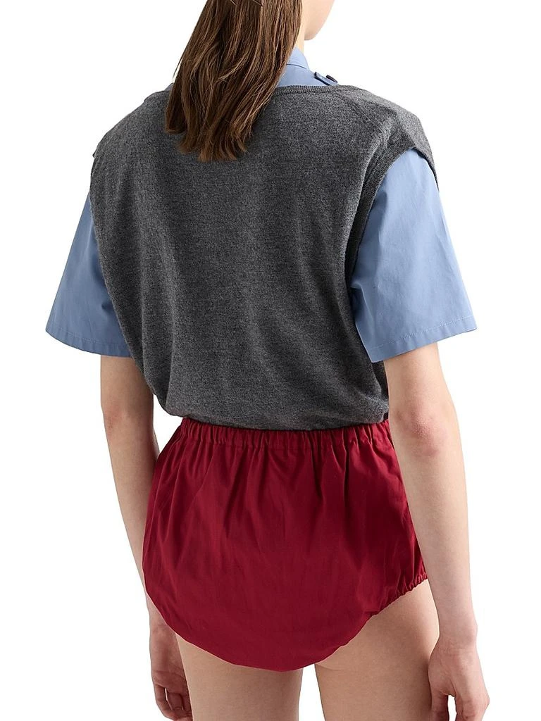 Prada Cashmere V-Neck Vest Sweater 3