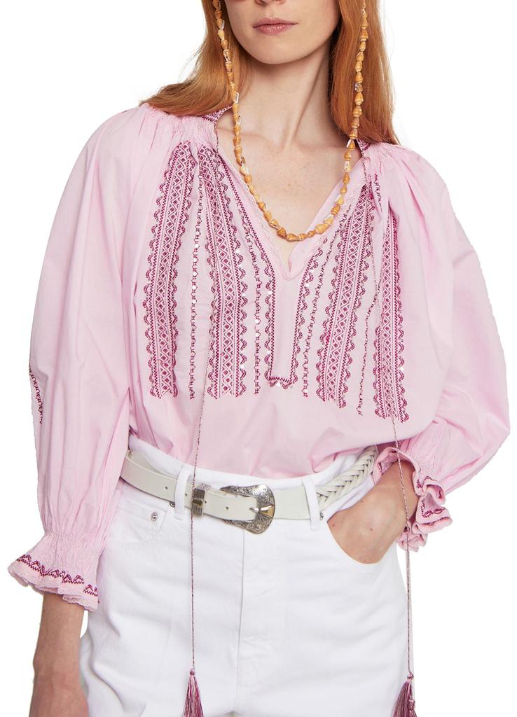 LAURENCE BRAS Shahi embroidered blouse