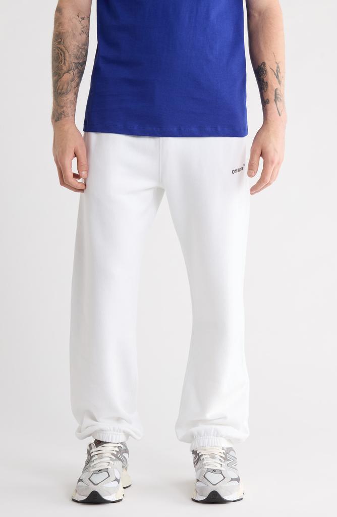Off-White Diag Helvetica Slim Sweatpants