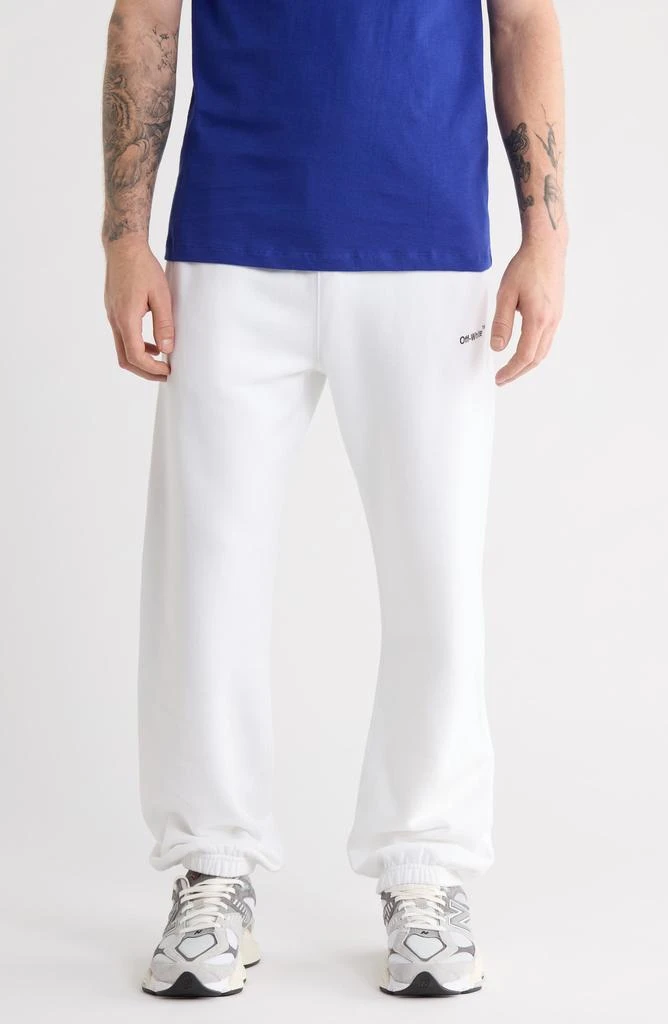 Off-White Diag Helvetica Slim Sweatpants 1