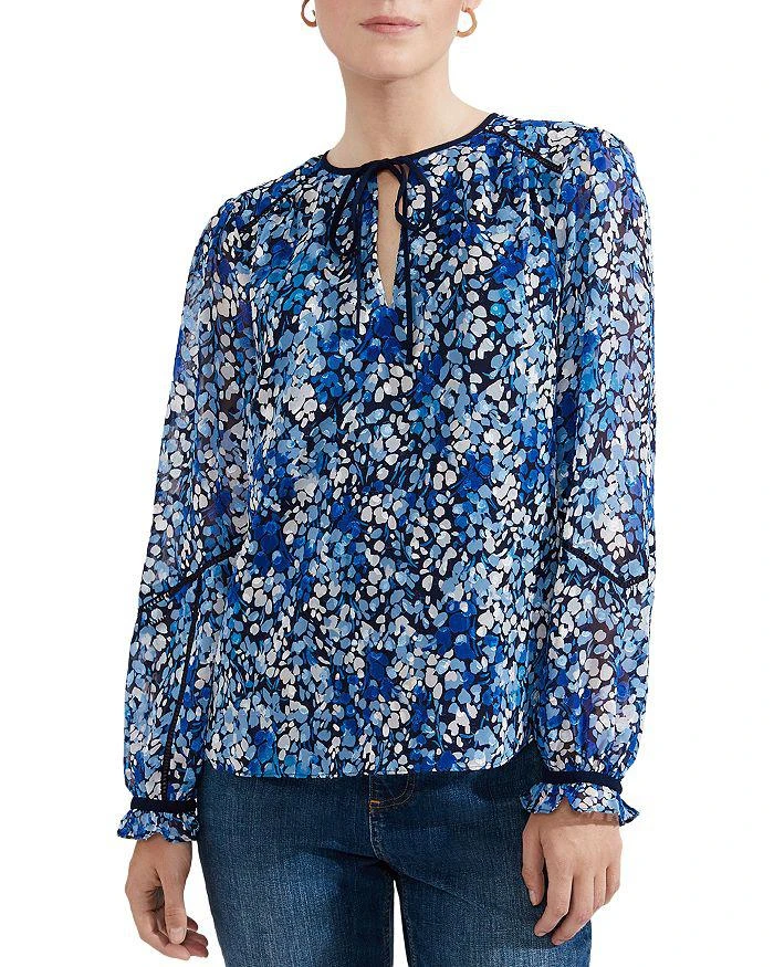HOBBS LONDON Sasha Tie Neck Top 1